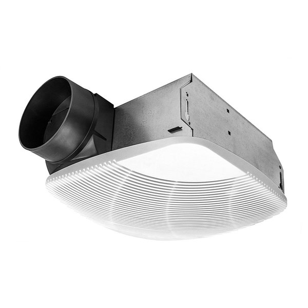 Maxx Air Ceiling, Wall Bathroom Fan, Ventilation Fan, Exhaust Fan, 70 cfm, 4 in. Duct Dia., 120 V, No NX704